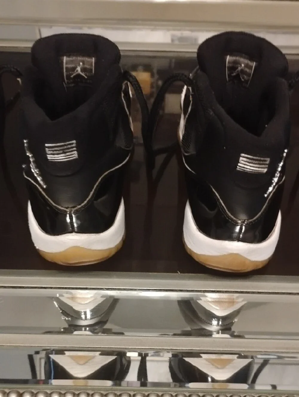 Jordan Men’s Black and White High-Top Sneakers